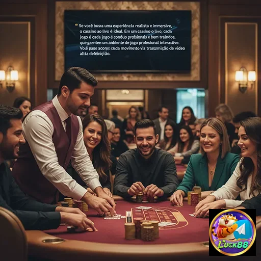 Jogadores interagindo no programa VIP da luck88 em cassino.