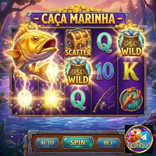 Imagem de jogo 'Caça Marinha' no site luck88.