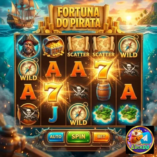 Slot da Fortuna do Pirata disponível no Luck88.