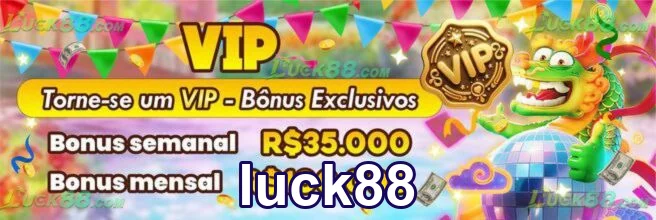 Serviços VIP e jogos ao vivo na luck88