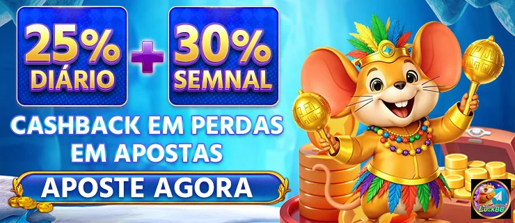 Ilustração da plataforma luck88 destacando cashback em apostas.