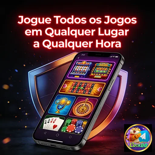 Aplicativo luck88 exibindo jogos e bônus VIP exclusivos.