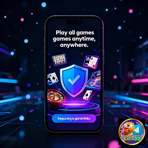 Tela do cassino online luck88 destacando serviços VIP.